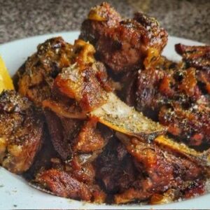 Peppered Goat Meat